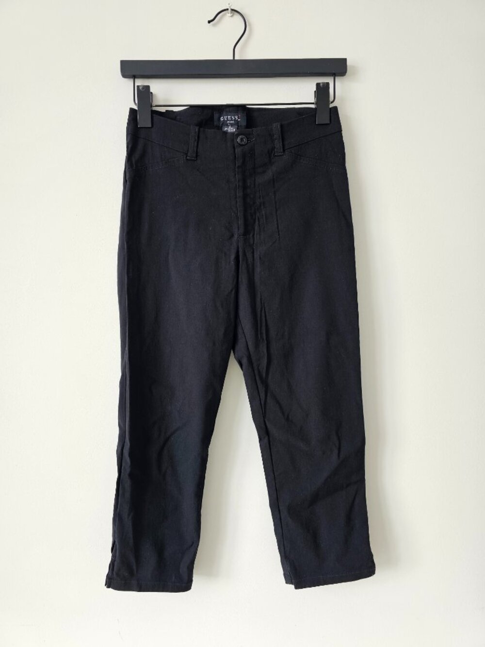 GUESS Jeans Black Stretch Crop Pants 2